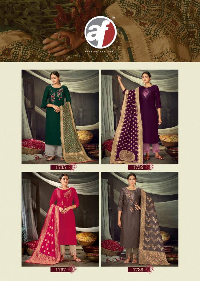 STOCK OUT MAYURI Latest Fancy Designer Festive Wear Jam Silk Bamber silk Work salwar Suit Collection